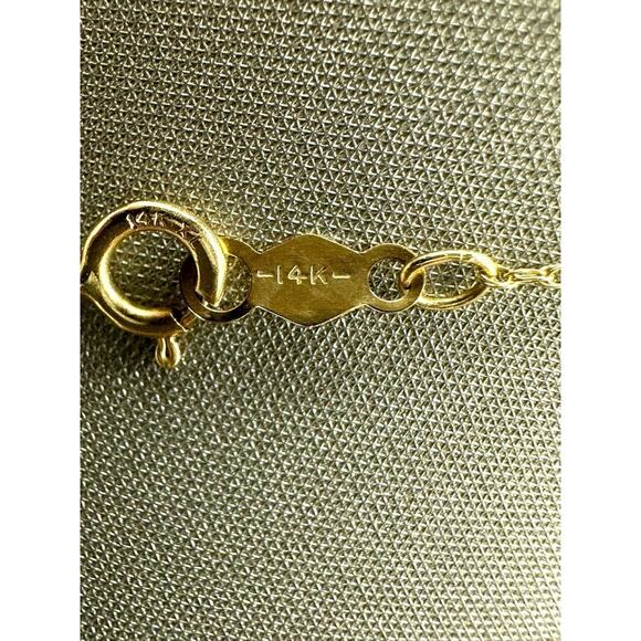 14k Yellow Gold Thin Chain (16672) - Picture 5 of 7